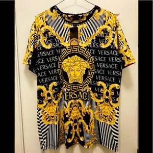 Men’s Versace Baroque Motif T-Shirt
